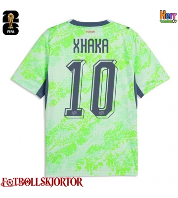 Schweiz Granit Xhaka #10 Bortatröja VM 2026 Kortärmad